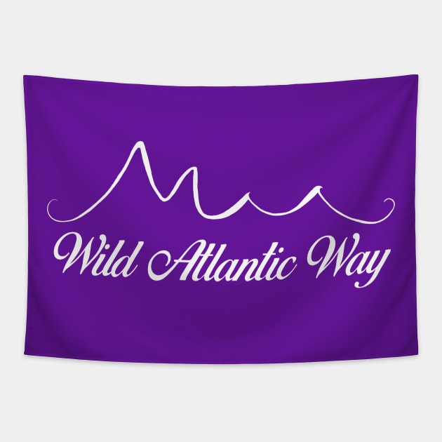 Wild Atlantic Way Ireland Apparel Tapestry by WildLunaticIreland