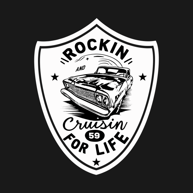 rockin and cruisin by Kingrocker Clothing