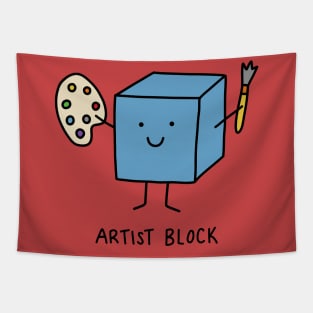Artist Block Tapestry