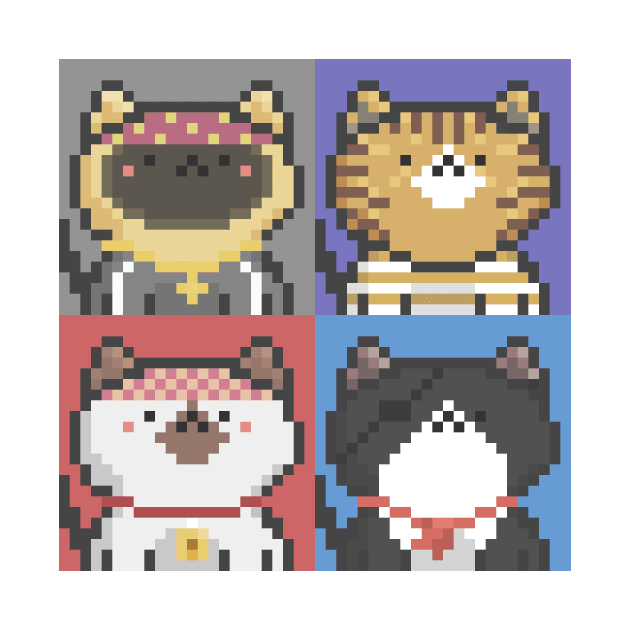 Pixel Cat Tile 031 by Infinite Mew Mew