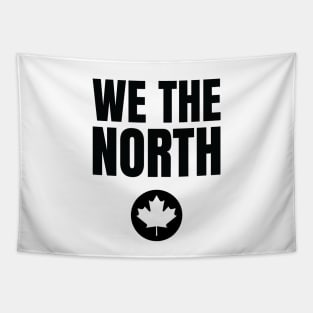 Image: We the north (canada) (black) Tapestry