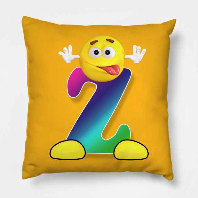 Letter Z Alphabet Smiley Monogram Face Emoji Shirt for Men Women Kids
