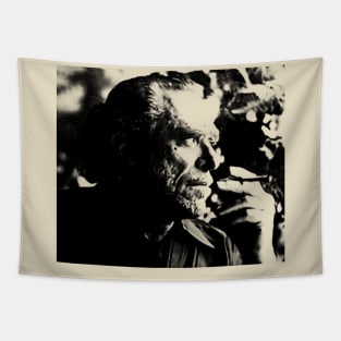 Charles Bukowski // Vintage Style Design Tapestry