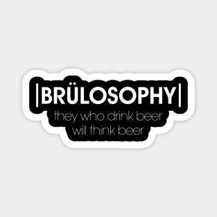 Brülosophy Motto (Light) Magnet