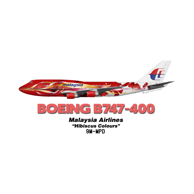 Boeing B747-400 - Malaysia Airlines "Hibiscus Colours" by TheArtofFlying