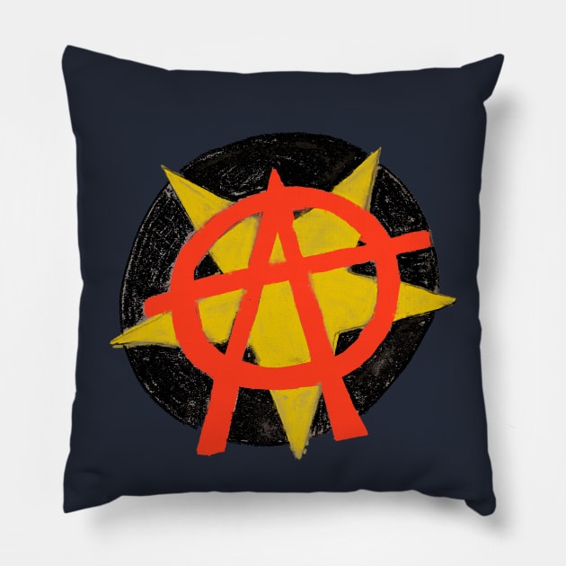 Pentagram and Chaos Pillow by RomstedtDesigns