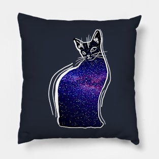 Space cat Pillow