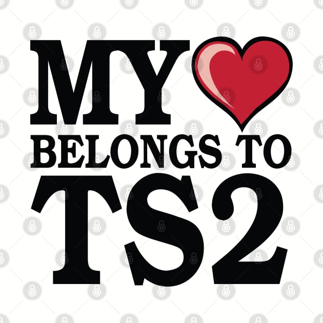 My Heart Belongs to TS2 - Black by ZZDeZignZ