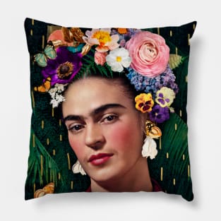 frida kahlo: everything flies – icons series Pillow