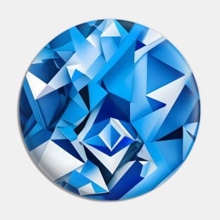 Abstract frozen blue Pin