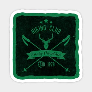 Smoky Mountain Hiking Club (dark) Magnet