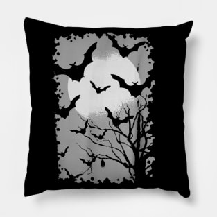 Bats Lover Gift Shirt Goth Graphic Halloween Costume Pillow