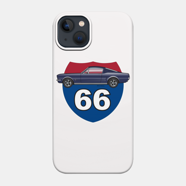 66-Nightmist Blue - 1966 Fastback - Phone Case