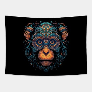 Get Noticed with the Vibrant Zodiac Monkey Shirt | Embrace Prosperity and Adventure Tapestry