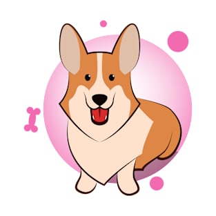 Cute corgi cartoon T-Shirt