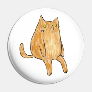 Sitting Cat Pin