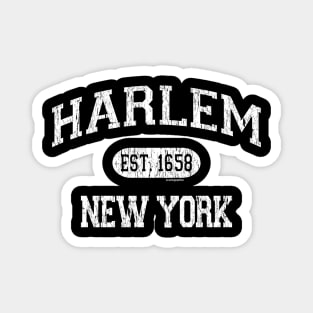 Harlem NY Distressed Arch, Print Magnet