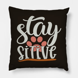 Stay Paw Sitive Pillow