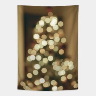 Christmas Tree Lights Tapestry