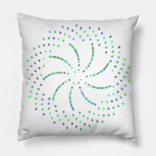 Phyllotaxis Spiral Flower Pillow