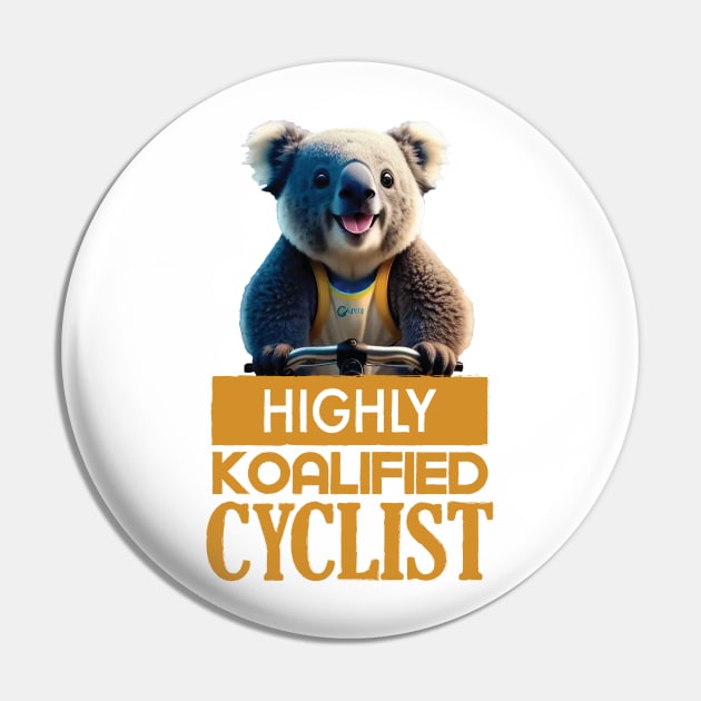 Just a Highly Koalified Cyclist Koala 4 Pin by Dmytro