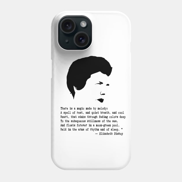 Elizabeth Bishop Phone Case by PoetandChef