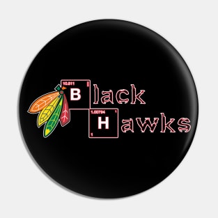 Breaking Blackhawks Pin