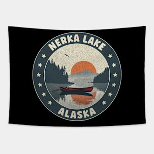 Nerka Lake Alaska Sunset Tapestry