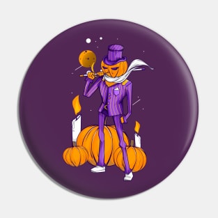 Pumpkin Cartoon Pin