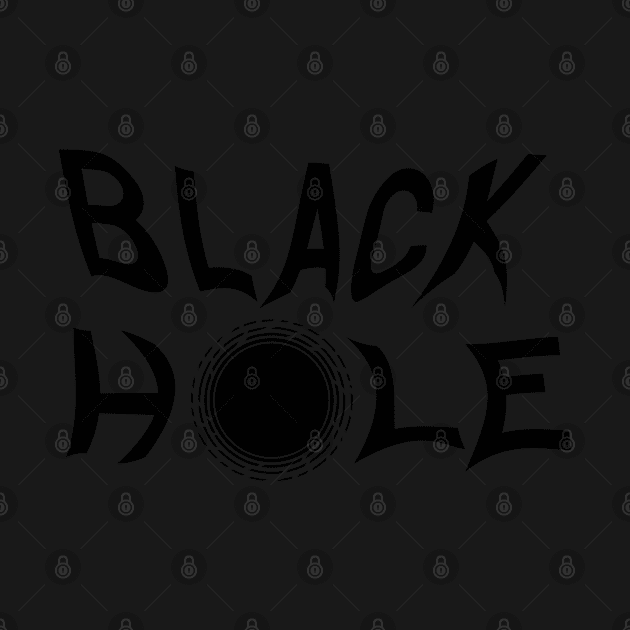 Black Hole Lettering by Lollik