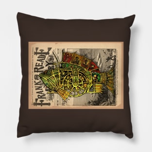 Steampunk Fish #2 Pillow