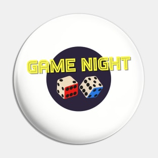 Game Night - Dice 2 Pin