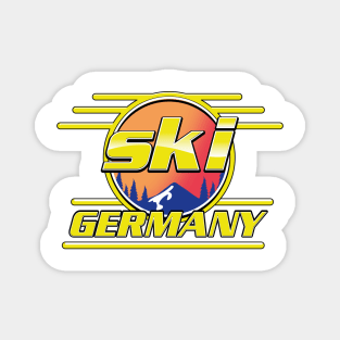 ski Germany 80s logo Magnet