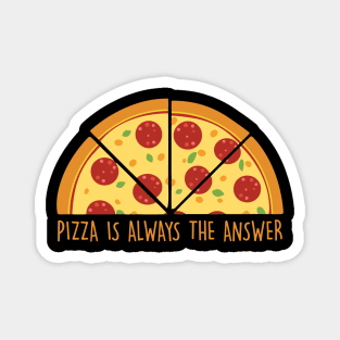 Pizza Is Always The Answer Magnet