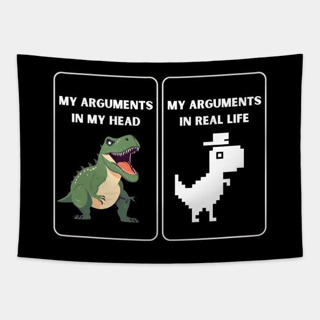 MY ARGUMENTS IN MY HEAD Tapestry by GP SHOP