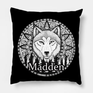 Madden Wolf Design Pillow