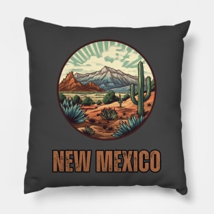 New Mexico State USA Pillow