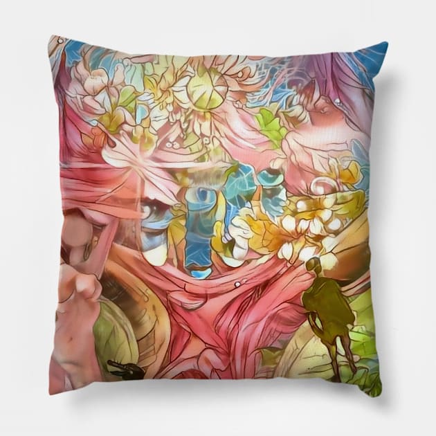 Scene of fantasy Pillow by rolffimages