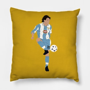 Roberto Mancini Lazio 90s Minimalist Pillow