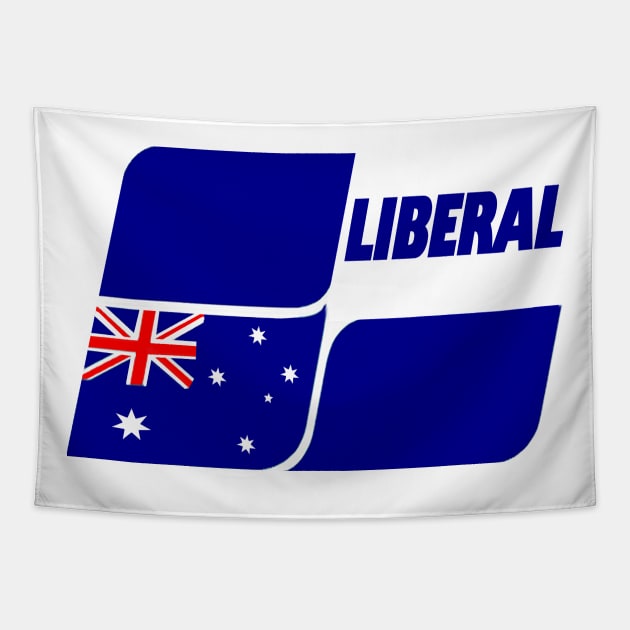 Liberal Party of Australia Logo Tapestry by Spacestuffplus