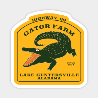 Highway 69 Lake Guntersville Gator Farm Magnet