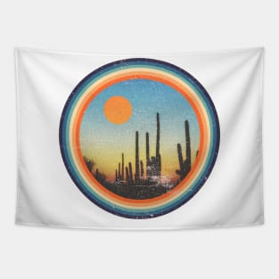 Vintage Desert landscape Tapestry