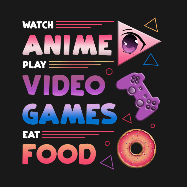 Watch Anime Play Video Games Eat Food by gogo-jr