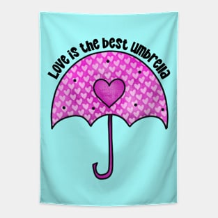 Love Umbrella Tapestry