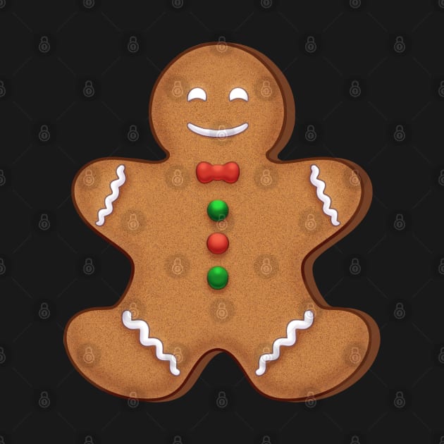 The Happy Gingerbread Man by SilentNoiseArt