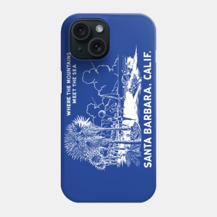 1950 Santa Barbara California Phone Case