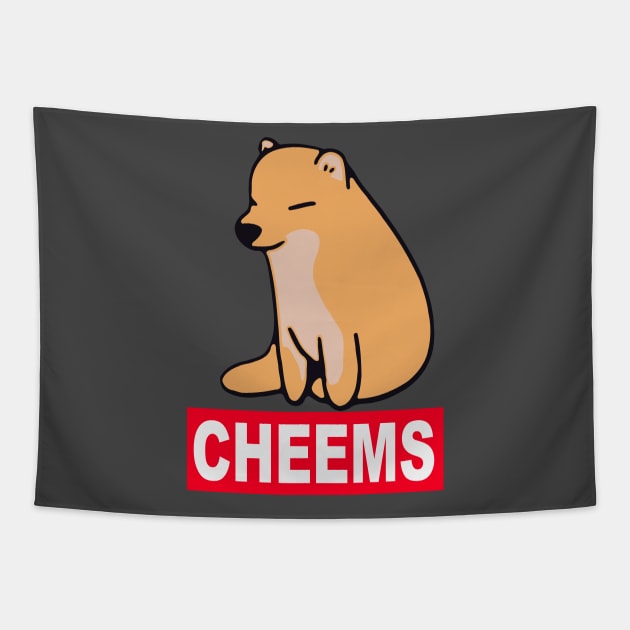 CHEEMS MEME KAWAII Tapestry by GeekCastle