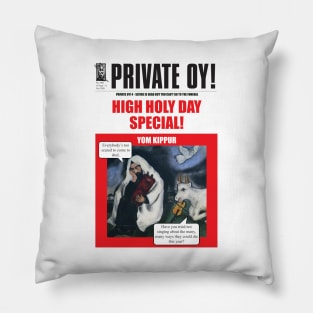 Private Oy! Yom Kippur Cover Pillow