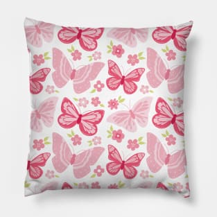 Cartoon Beautiful Butterfly Pattern Art Pillow