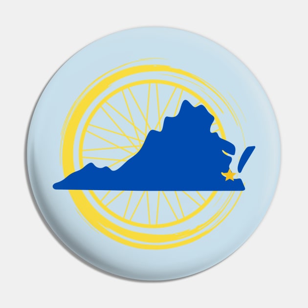 Sun Wheelers "Virginia" Logo Pin by Virginia Sun Wheelers